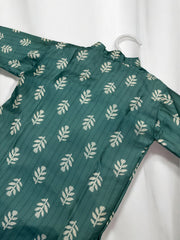 Chanderi Turquoise Kurta Pajama