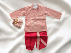 Pink Kurta Dhoti