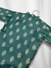 Chanderi Turquoise Kurta Pajama