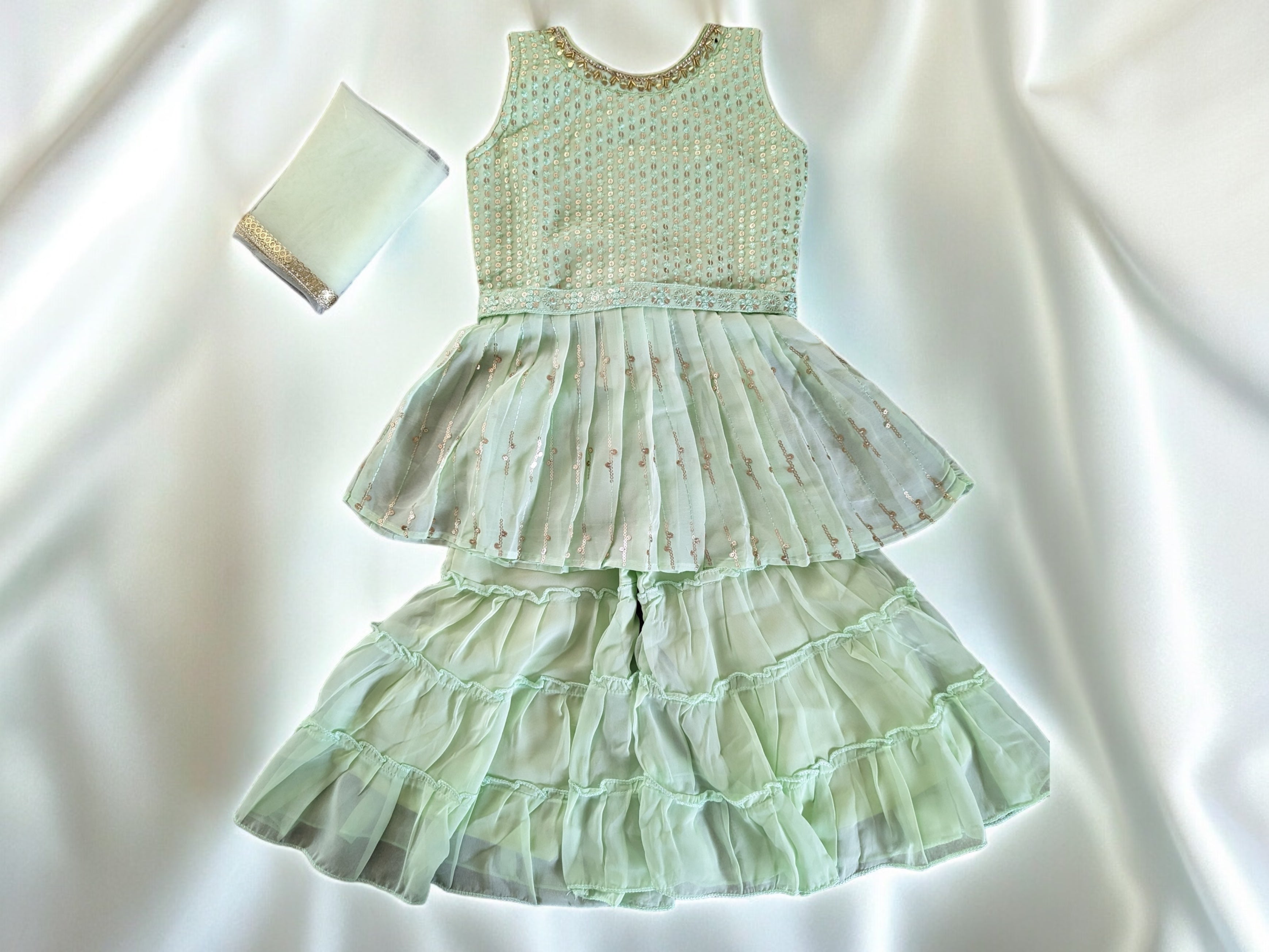 Light Green Gharara