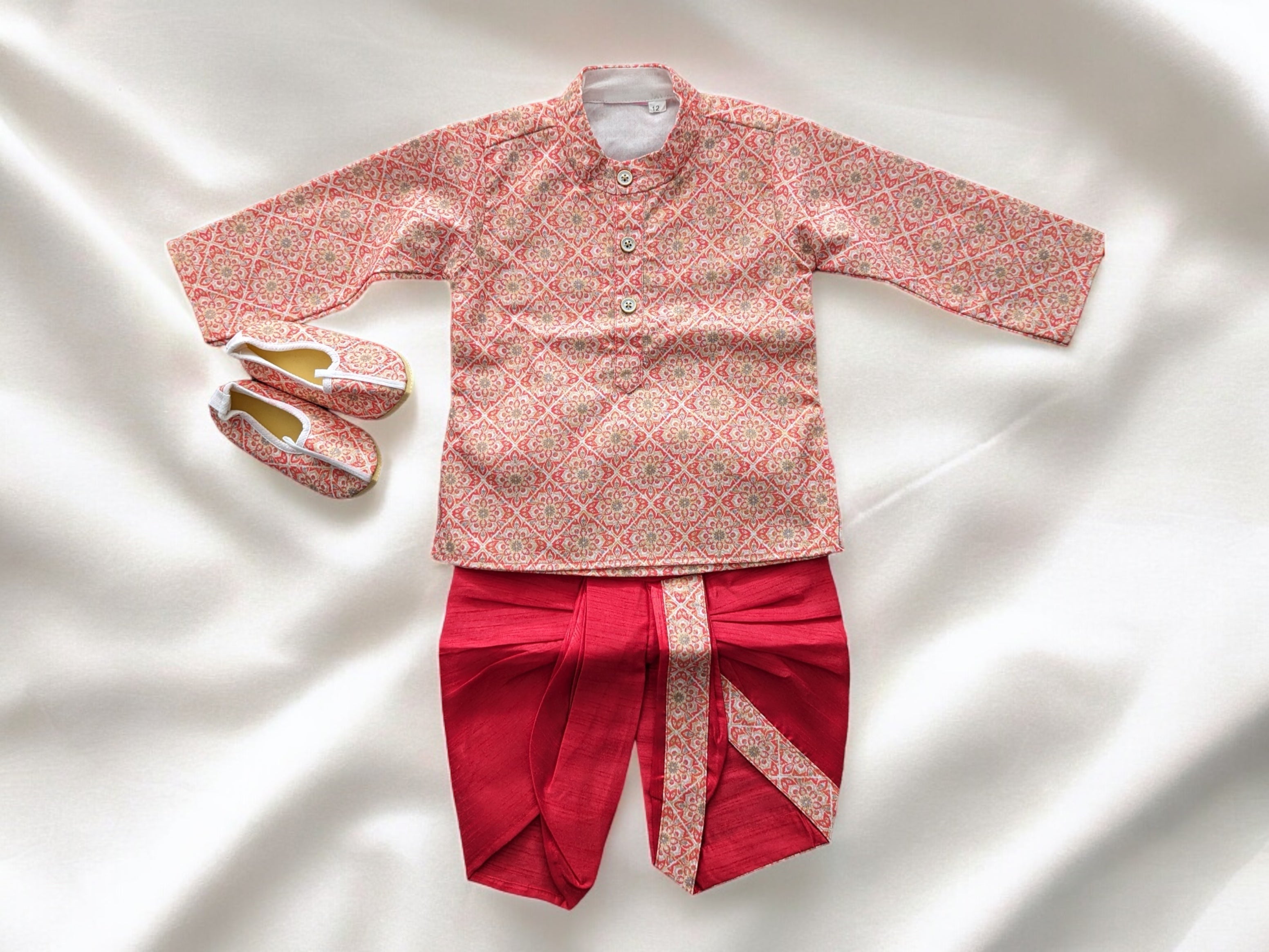 Pink Kurta Dhoti