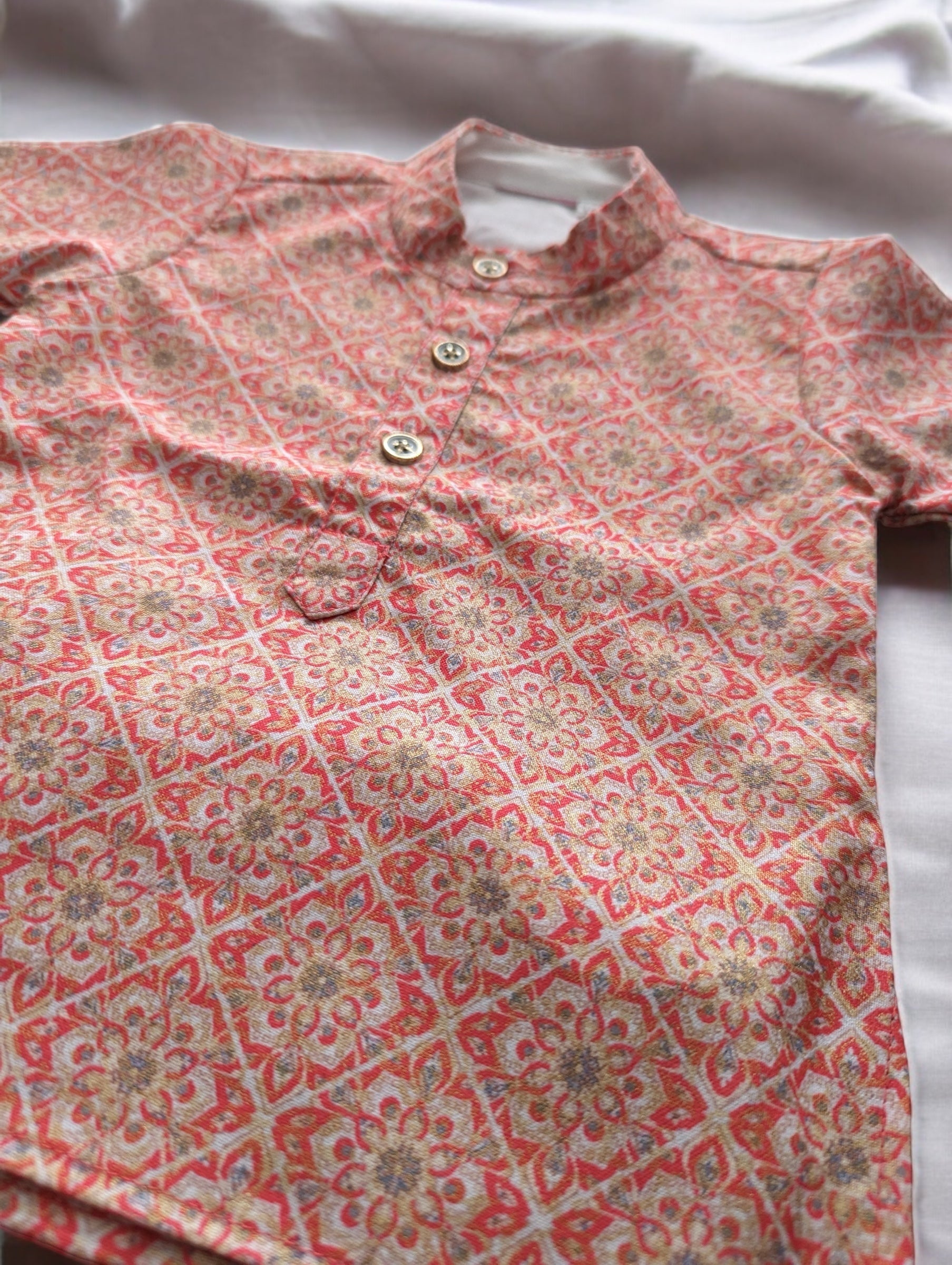 Pink Kurta Dhoti