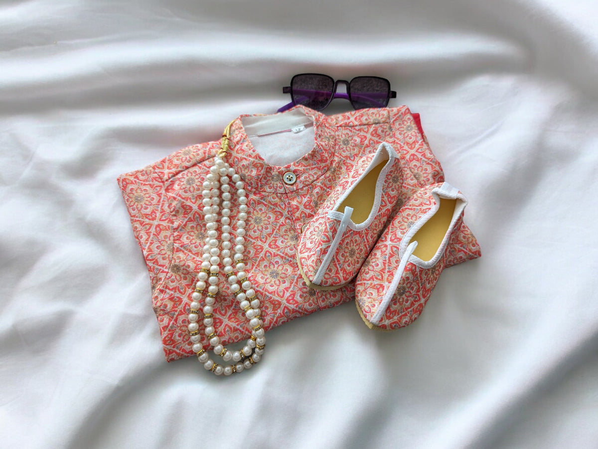 Pink Kurta Dhoti