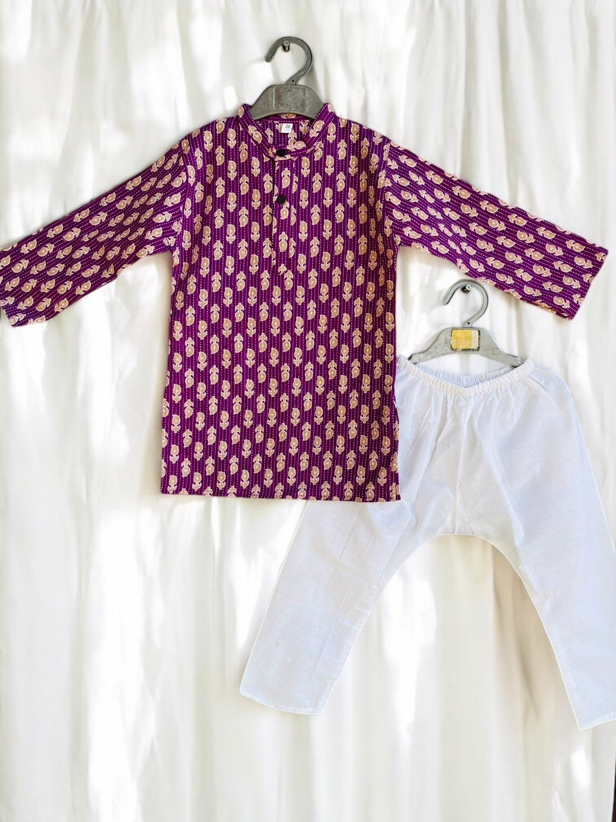 Purple Kurta Pajama
