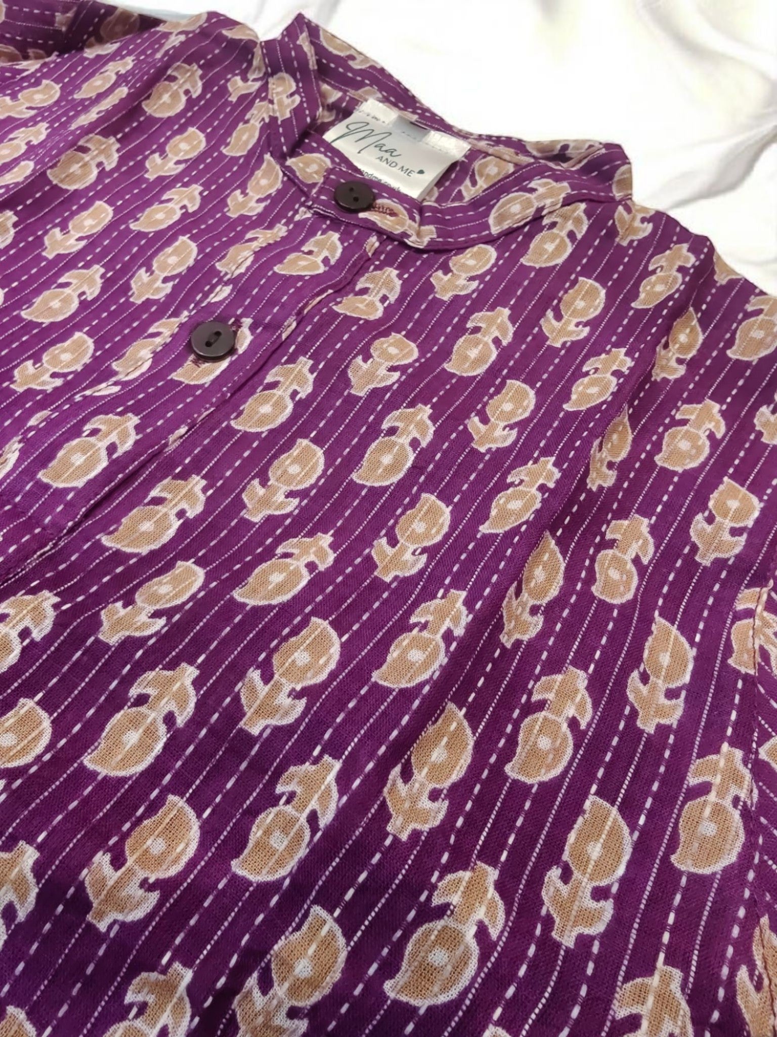Purple Kurta Pajama