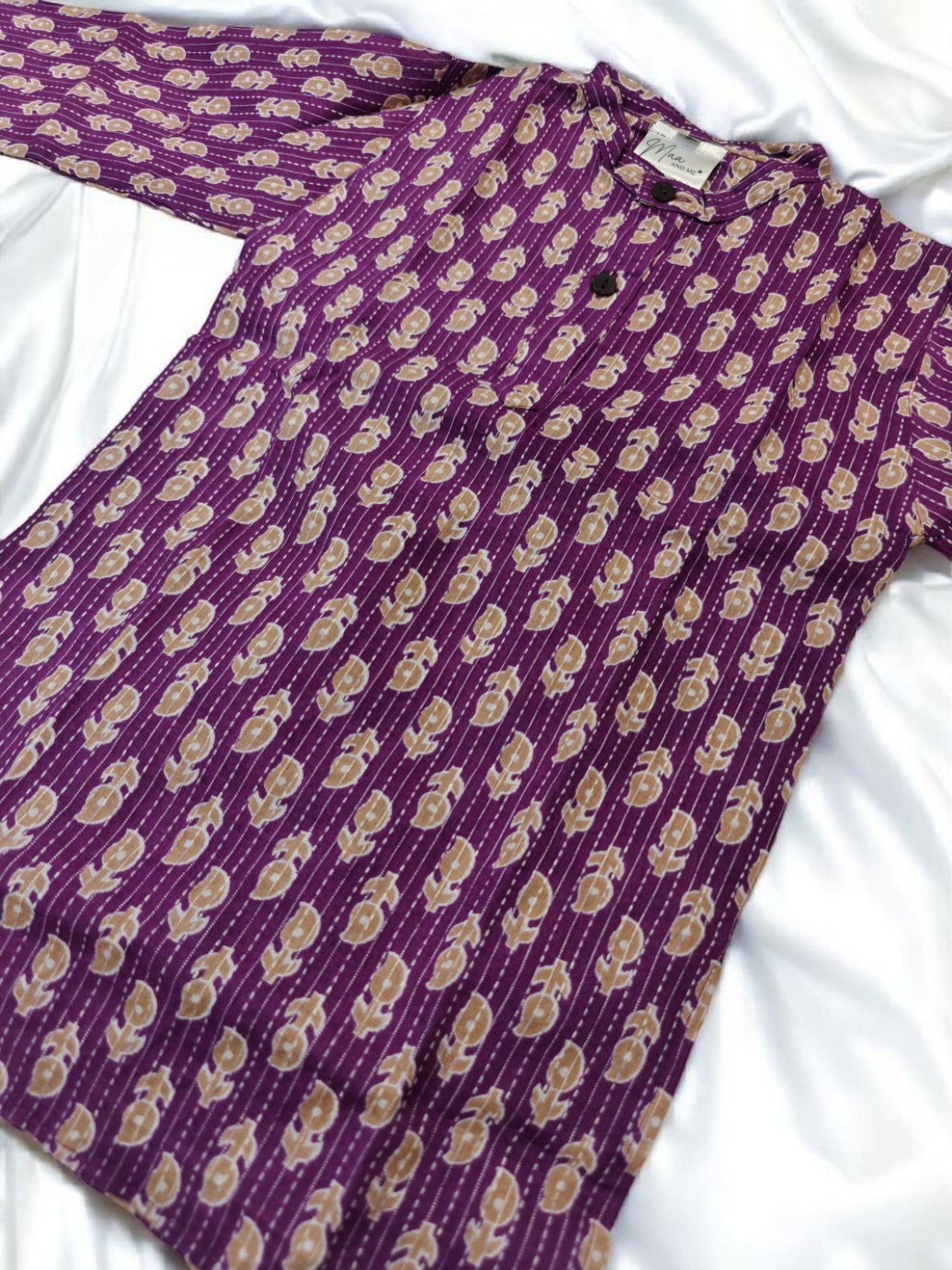 Purple Kurta Pajama