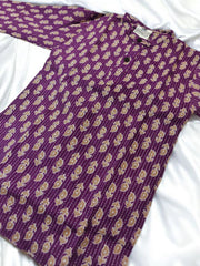 Purple Kurta Pajama