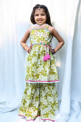 Olive Green Gharara